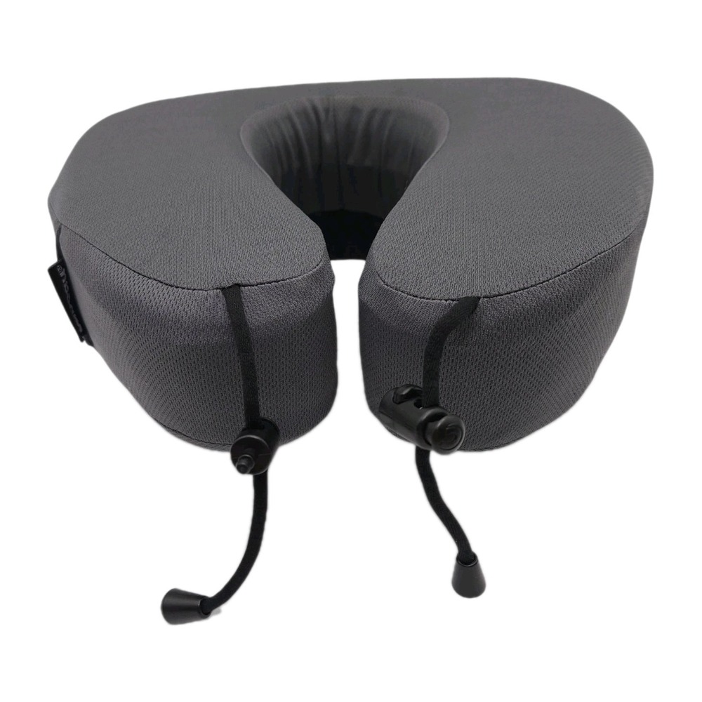 Cabeau Travel Neck Pillow Memory Foam The Neck's Evolution TNE S3 Blue With‎ Bag